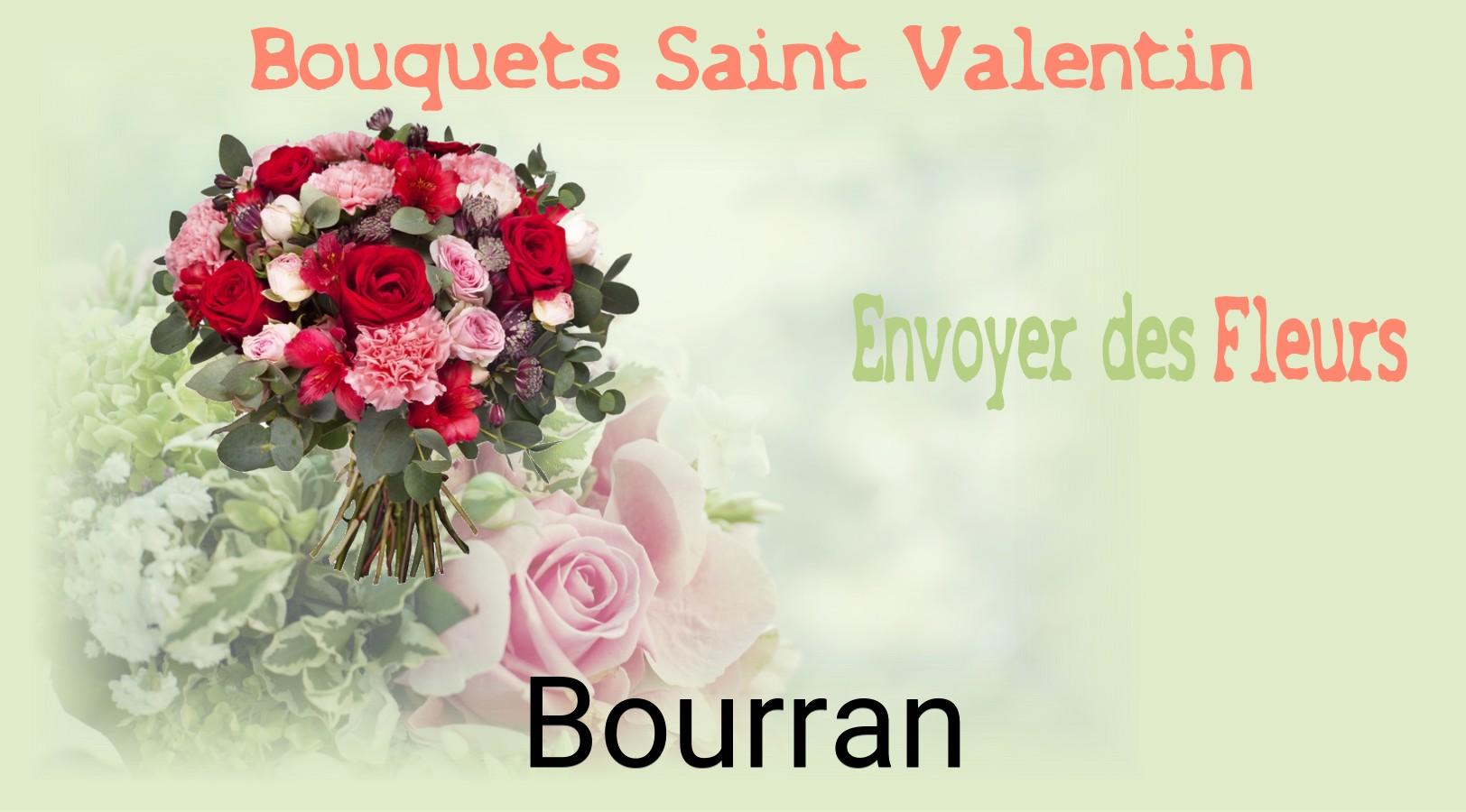 Roses de Saint-Valentin livrées à Bourran